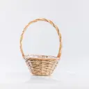 Location Panier en osier intérieur plastifié avec arceau