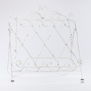 Location Lutrin en métal blanc