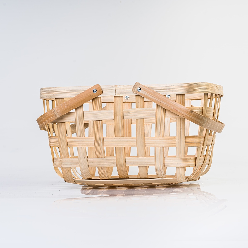 Location Panier en bois avec anses