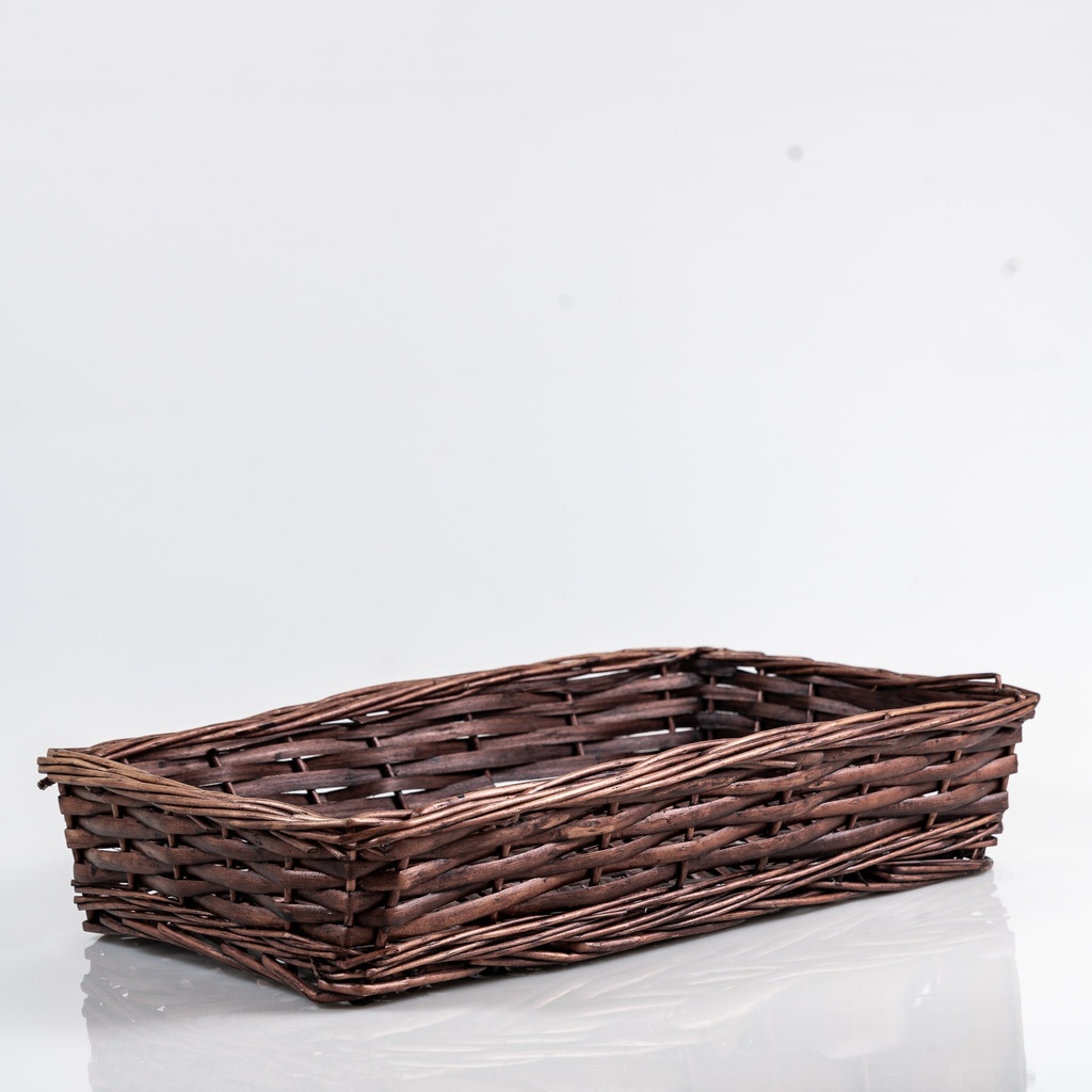 Location Panier plat foncé rectangulaire