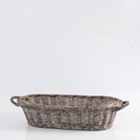 Location Panier allongé bas gris