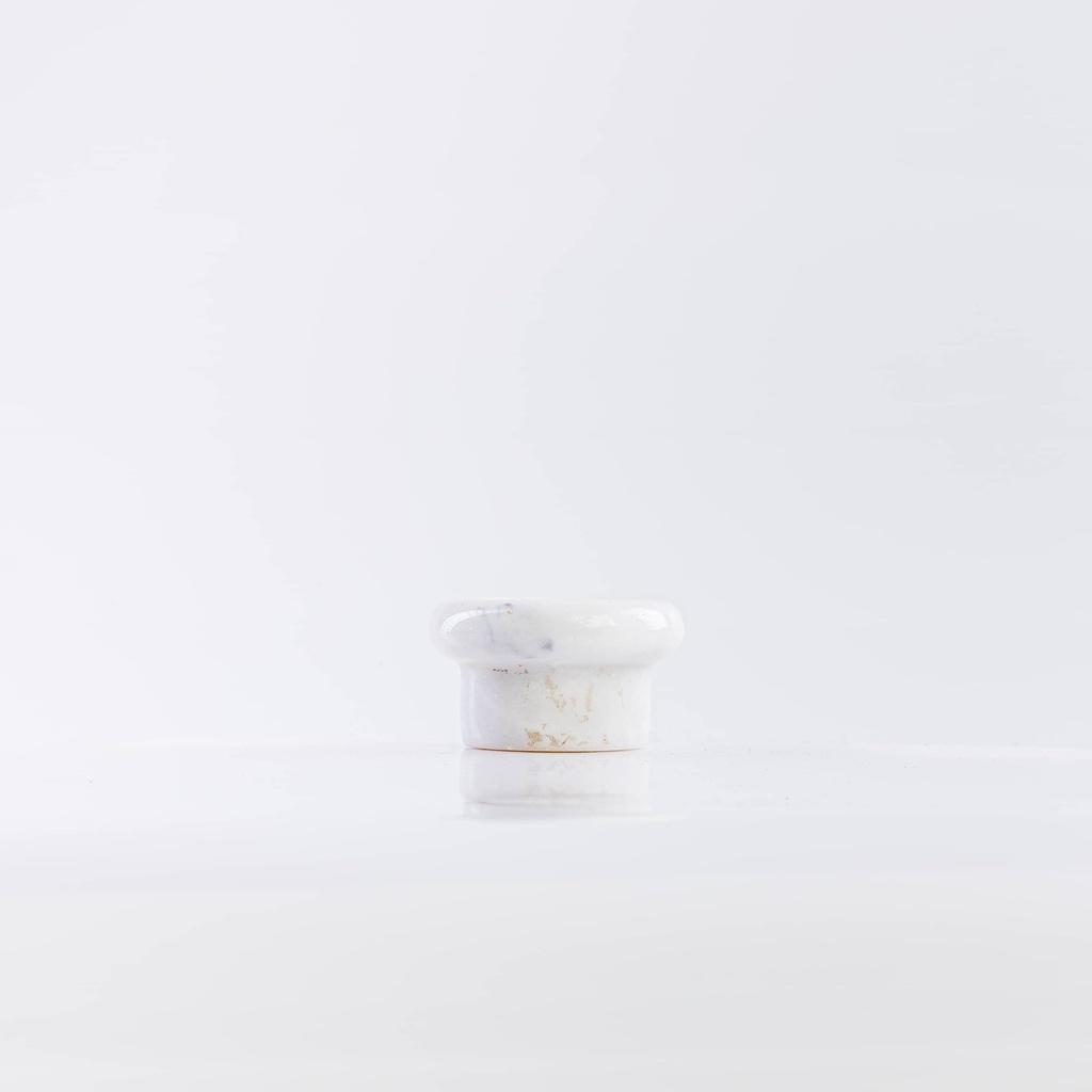 Location Porte bougie marbre blanc