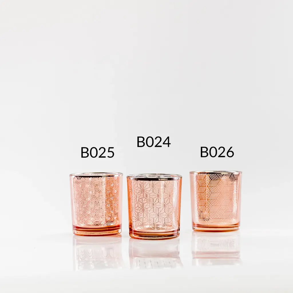 Location Photophore rose gold motif étoiles