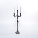 Location Chandelier argenté sur pied 5 branches GRAND