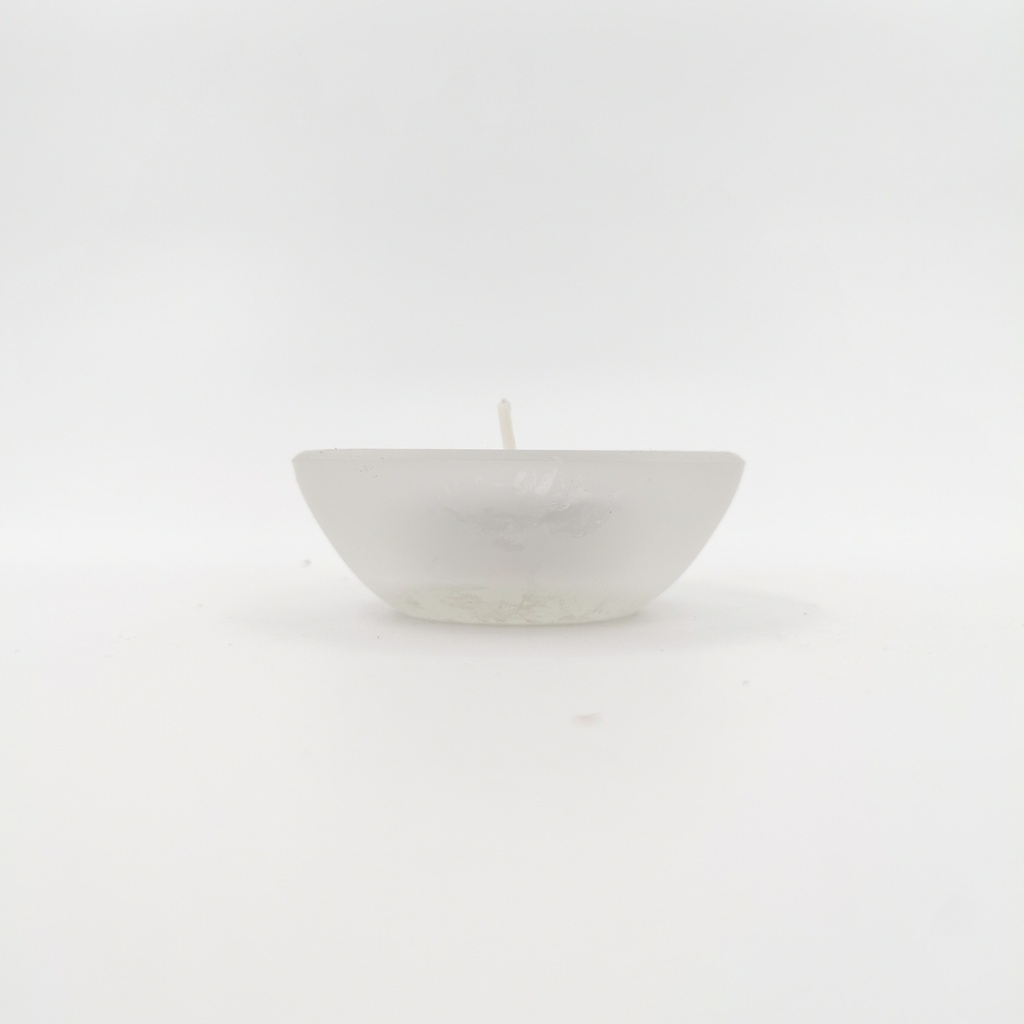 Location Photophore en verre sablé bas