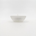 Location Photophore en verre sablé bas