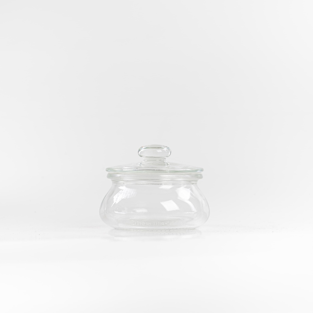 Location Bonbonnière ronde plate avec couvercle