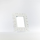 Location Miroir 19 *13 encadrement blanc