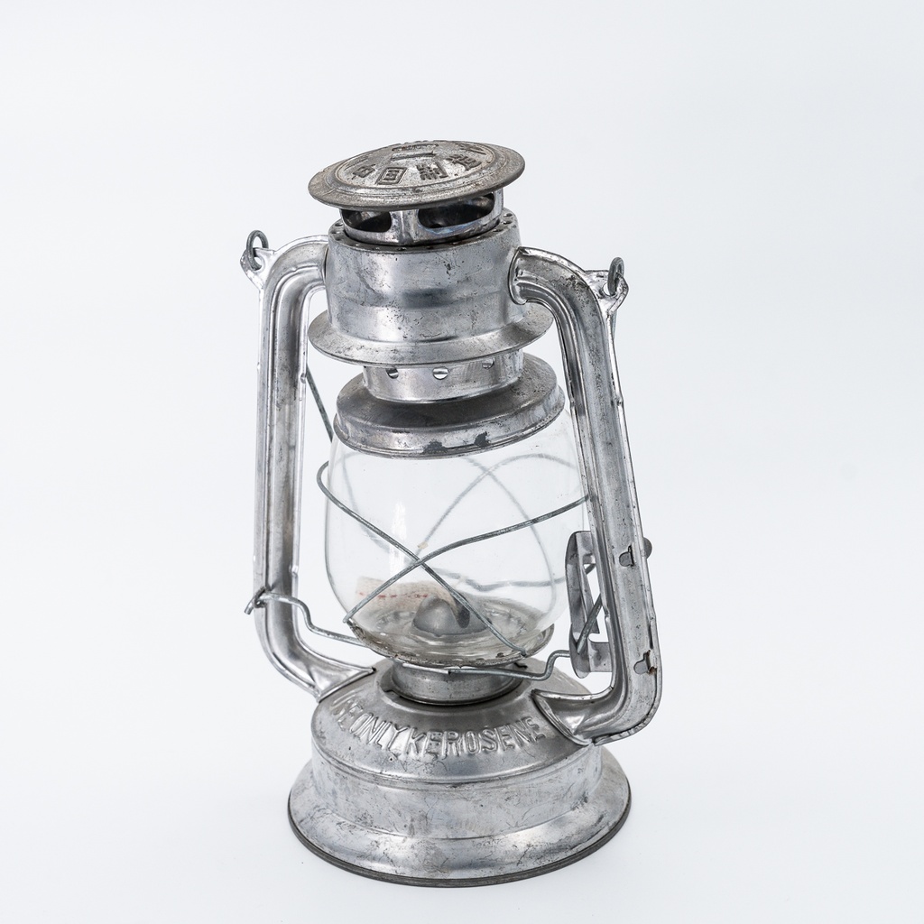 Location Lanterne de mineur argentée