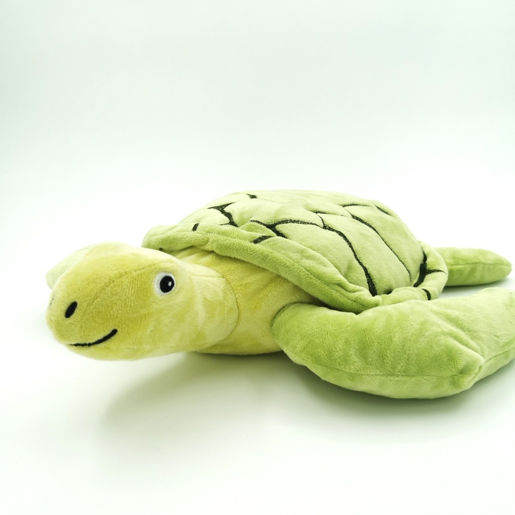 Location Tortue de mer en peluche verte