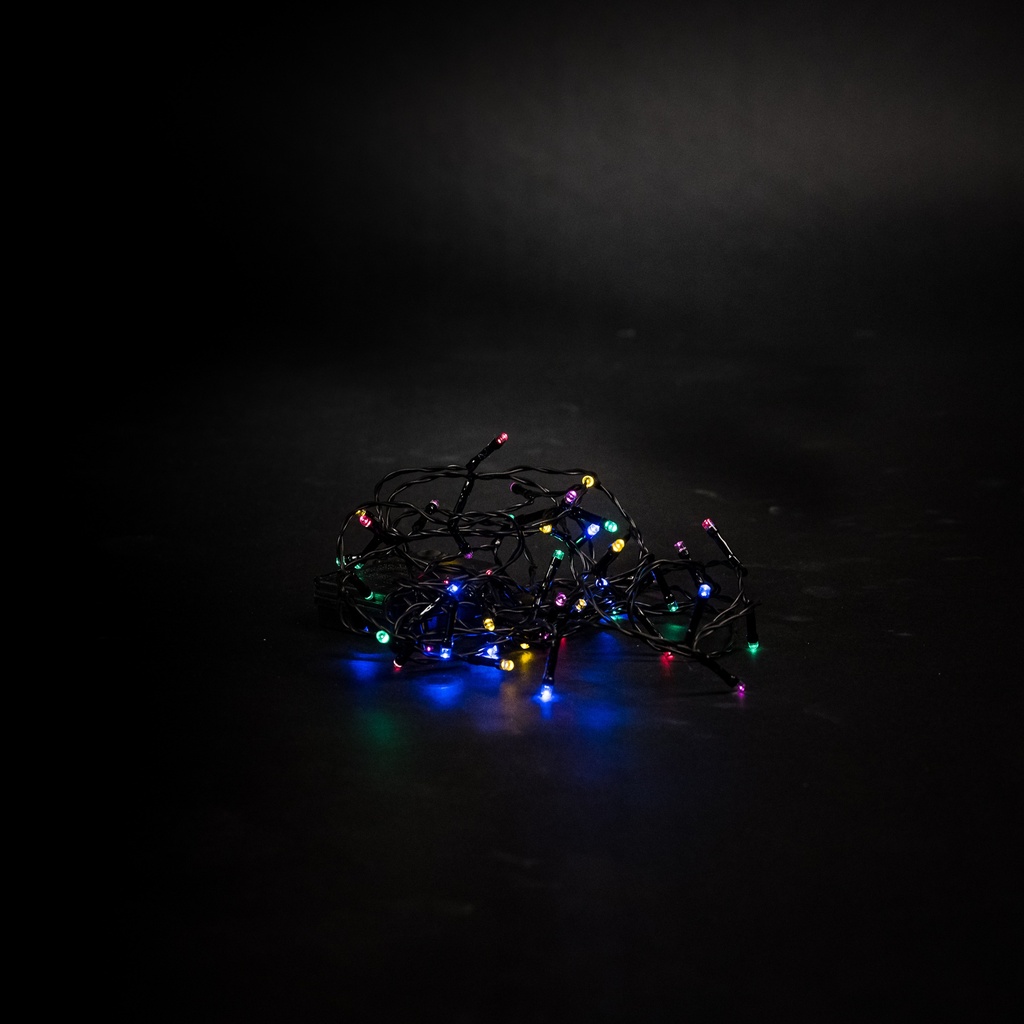 Location Guirlande 50 ampoules multicolores