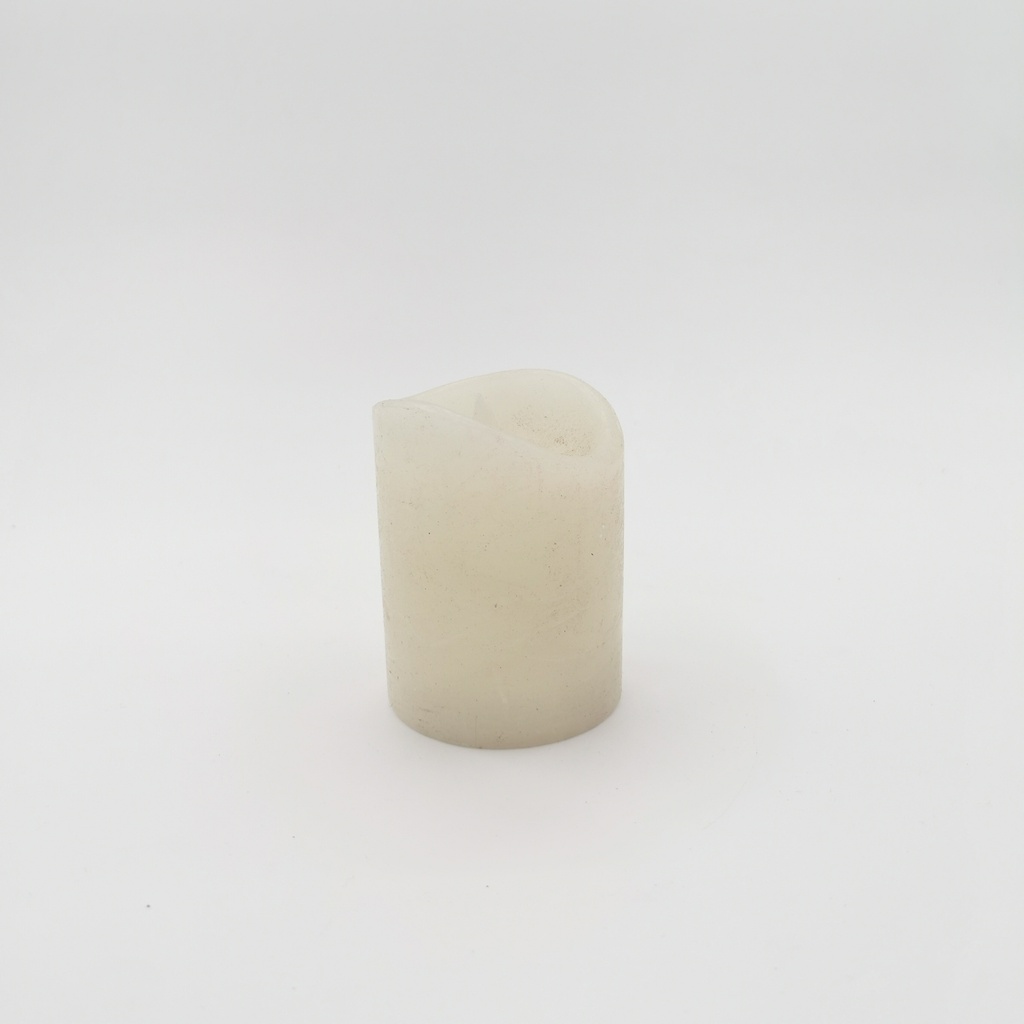 Location Bougie bloc led blanche fausse flamme scintillante - taille S