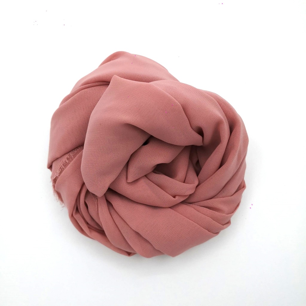 Location Tissu en mousseline de coton vieux rose