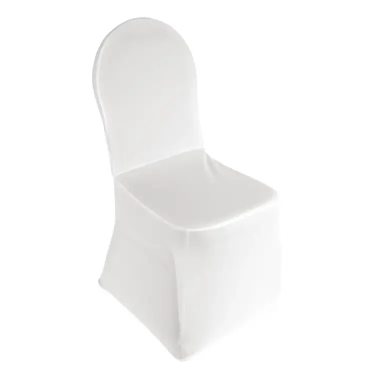 Location Housse de chaise stretch blanche