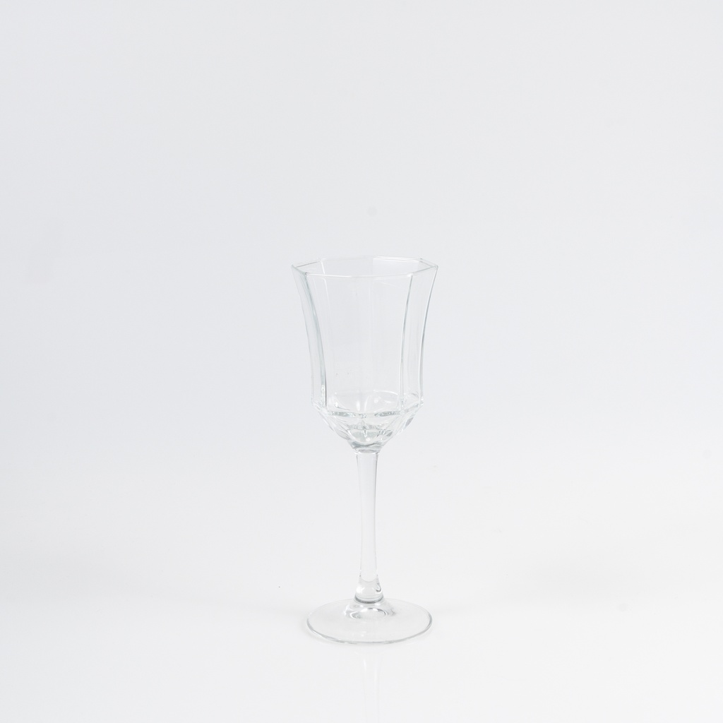 Location Verre à vin octogonal vintage