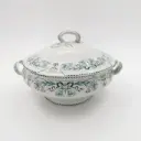 Location Soupière vintage à fleurs vertes