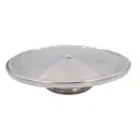 Location Plat à gateau en métal argenté