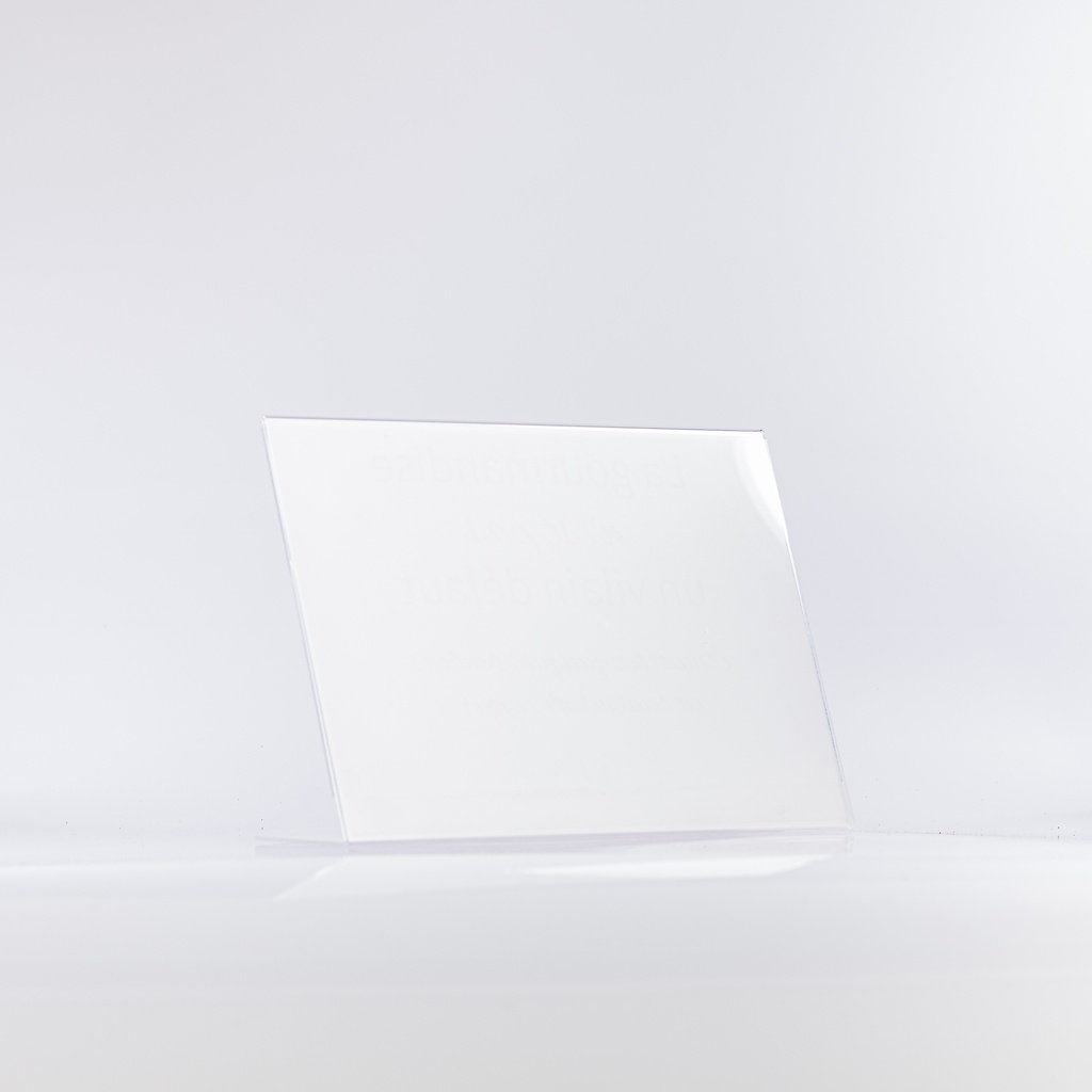 Location Porte document en plexiglas A4