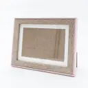 Location Cadre bois & rose 13x18