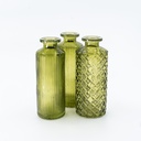 Location Soliflore bouteille vert à motifs (aléatoire)