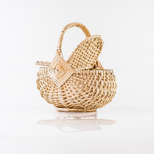 [A064] Location Panier en osier avec couvercle