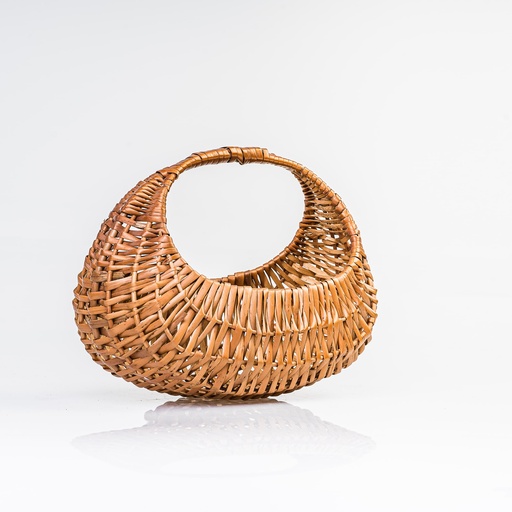 [A067] Location Panier brun "lune" avec anse