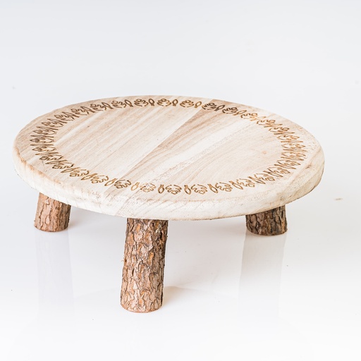 [A069] Location Présentoir en bois rond