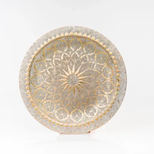 [A073] Location Grand plateau oriental bronze doré