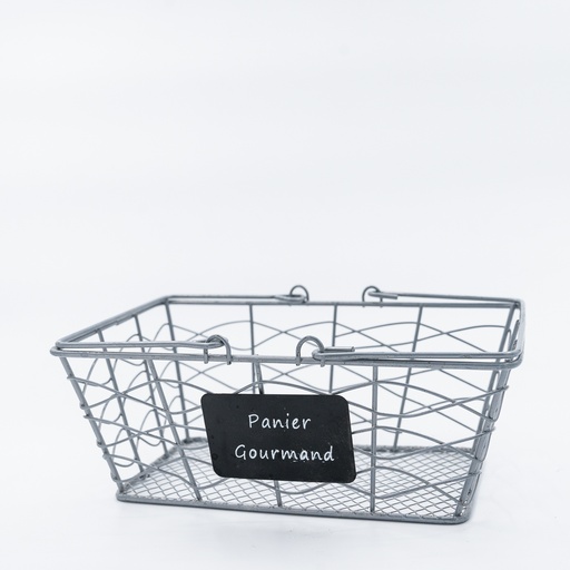 [A132] Location Panier métallique grillagé 'Panier Gourmand'