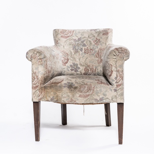 [A152] Location Fauteuil 1 place vintage à fleurs