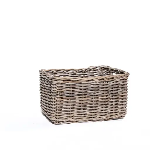 [A172] Location Panier en rotin rectangulaire