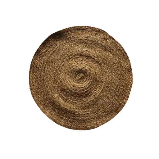 [A199] Location Tapis tressé en jute rond