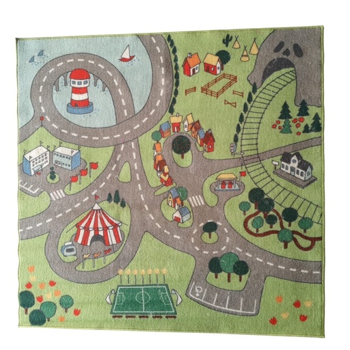 [A201] Location Tapis de jeux circuit de voiture avec cirque