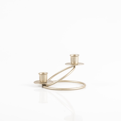 [B046] Location Porte chandelles sur rond doré