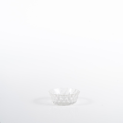 [B059] Location Petit photophore en verre biseauté