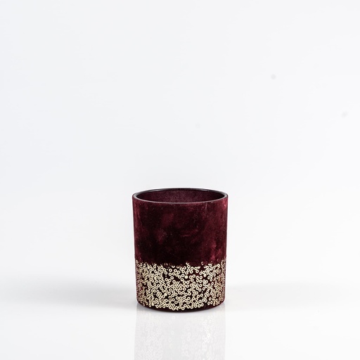 [B063] Location Photophore velours bordeaux