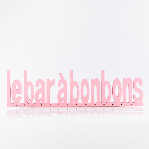 [D066] Location "Le bar à bonbons" en bois rose