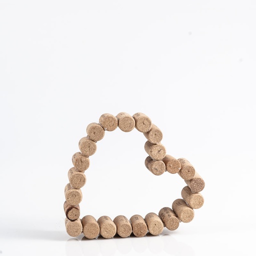 [D160] Location Coeur en bouchons de liège