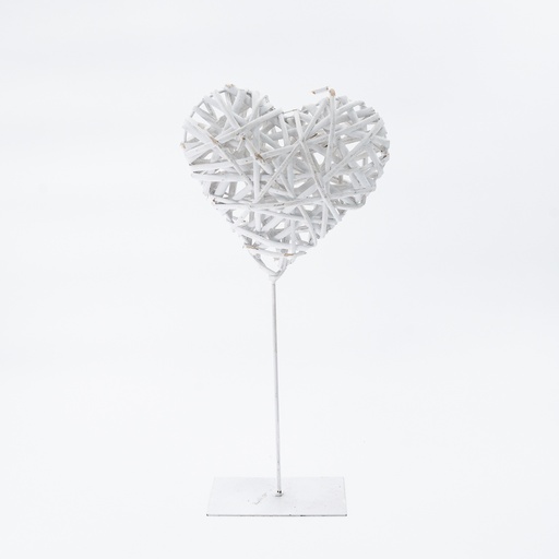 [D213] Location Coeur en osier sur tige