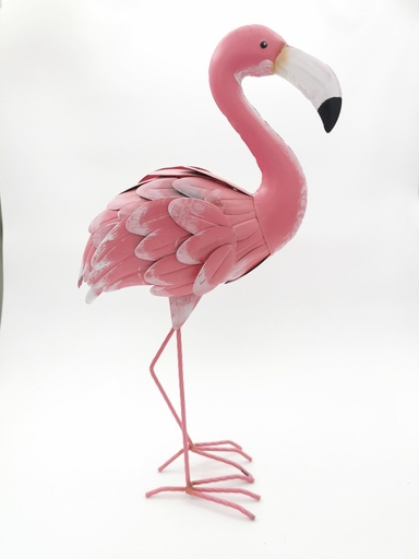 [D305] Location Flamand rose en métal