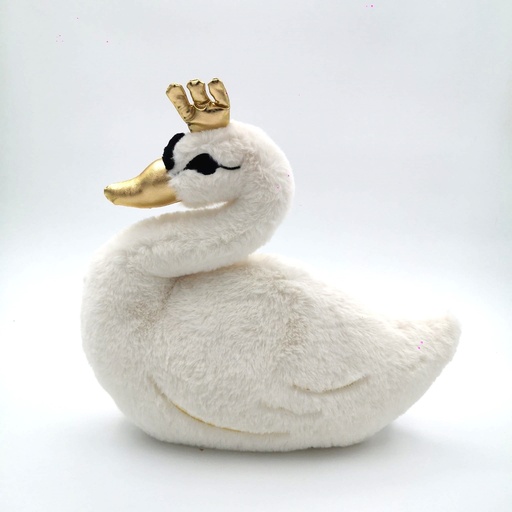 [D317] Location Coussin Cygne couronne dorée