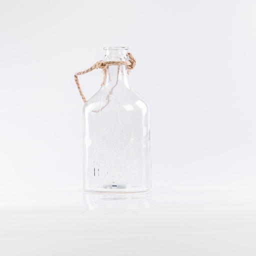 [L002] Location Pot en verre "Love" lumineux