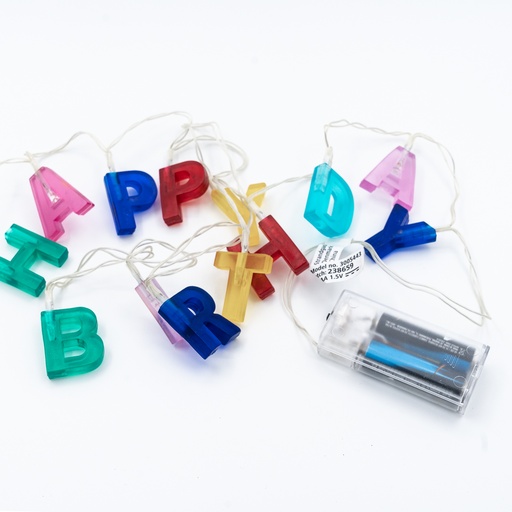 [L026] Location Guirlande Happy Birthday