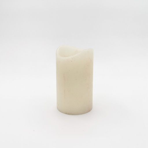 [L061] Location Bougie bloc led blanche fausse flamme scintillante - taille M