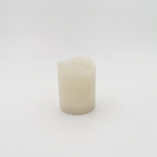 [L063] Location Bougie bloc led blanche fausse flamme scintillante - taille S