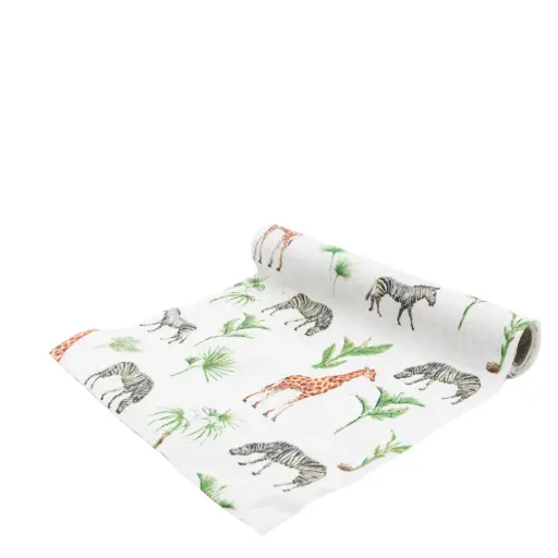 [N010] Location Chemin de table imprimé savane