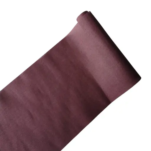 [N011] Location Chemin de table aubergine en tissu