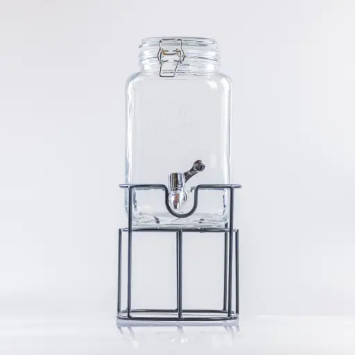 [S001] Location Jarre à jus 3,6 l sur support métallique noir