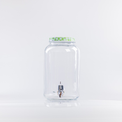 [S004] Location Jarre à jus 3,2 litres couvercle vichy vert