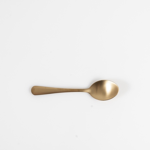 [S055] Location Cuillère à dessert dorée